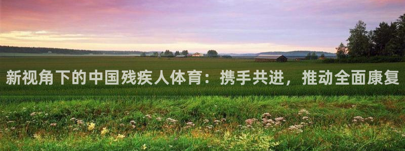 oety欧亿体育官网下载联系电话：新视角下的中国残疾